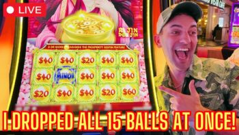 🔴 I DROPPED the GRAND JACKPOT ➤ ALL 15 Balls DROPPED at ONCE!