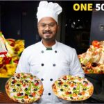 20 Years Old Punjabi Chef ka Roadside 5 Star Pizza | Street Food India