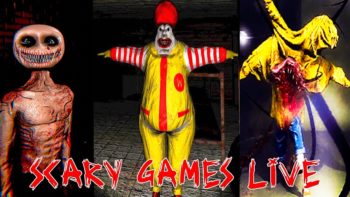 3 Scary Games Live! (Cursed scary horror games)