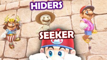 🔴 6 PLAYER HIDE AND SEEK 👑 | Super Mario Odyssey Online 🌎😎