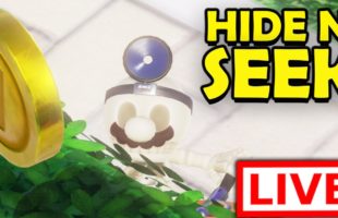 🔴 6 PLAYER LIVE HIDE AND SEEK 👑 | Super Mario Odyssey Online 🌎😎