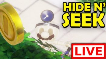 🔴 6 PLAYER LIVE HIDE AND SEEK 👑 | Super Mario Odyssey Online 🌎😎