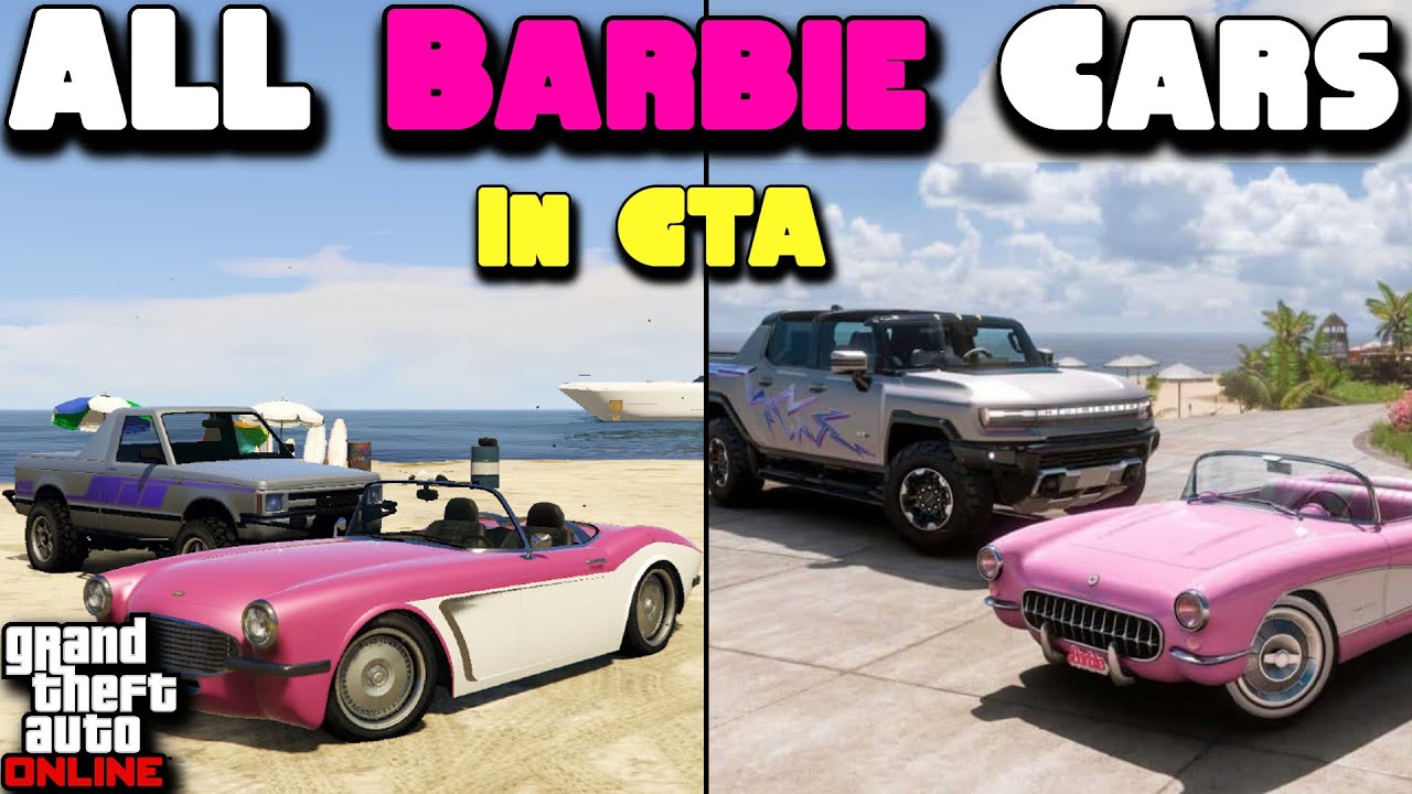 ALL Cars in BARBIE in GTA 5 Online | RepostHub