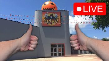 Arriving at Spirit Halloween Flagship store! LIVE first person POV!