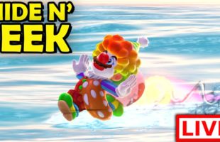 🔴BEST CHASES OF HIDE AND SEEK LIVE👑 | Super Mario Odyssey Online 🌎😎
