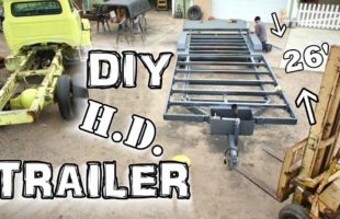 Building a 26ft utility trailer from scratch
