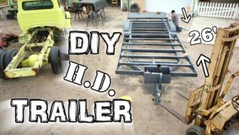 Building a 26ft utility trailer from scratch
