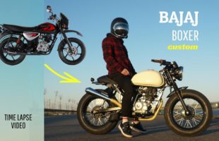 Cafe Racer Timelapse Build – BAJAJ BOXER 150 budget custom bike