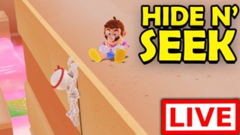 🔴 CRAZIEST HIDE AND SEEK LIVE👑 | Super Mario Odyssey Online 🌎😎