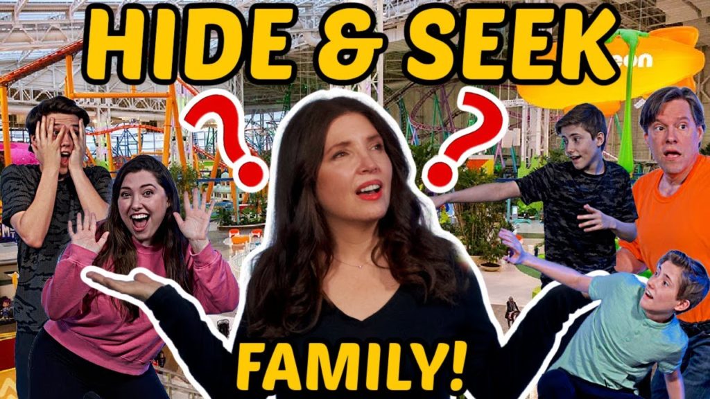 Family HIDE & SEEK in WORLDS LARGEST indoor theme park (@SharpeFamilySingers)🎢