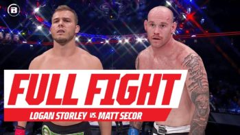 Full Fight | Logan Storley vs Matt Secor | Bellator 186