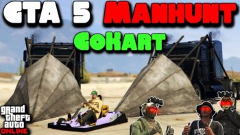 GoKart vs Phantom Wedge MANHUNT!