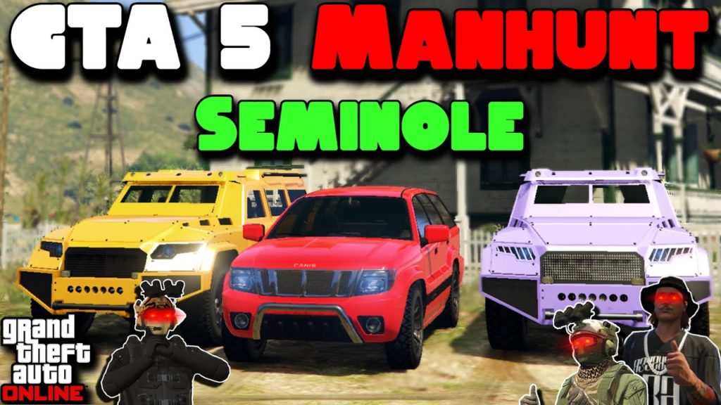 GTA 5 MANHUNT – Canis Seminole VS Nightsharks ft. @HarmNone & @twingeplaysgames