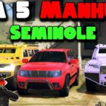 GTA 5 MANHUNT – Canis Seminole VS Nightsharks ft. @HarmNone & @twingeplaysgames