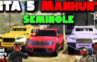 GTA 5 MANHUNT – Canis Seminole VS Nightsharks ft. @HarmNone & @twingeplaysgames