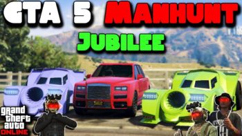 GTA 5 RELAY MANHUNT – Enus Jubilee VS Vigilantes ft. @HarmNone & @twingeplaysgames