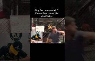 Guy Becomes an MLB Player Because of his Viral Video #baseball #sports #mlb #foryou