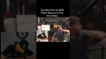 Guy Becomes an MLB Player Because of his Viral Video #baseball #sports #mlb #foryou