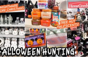 HALLOWEEN DECOR IS HERE! SHOP WITH ME AT HOME GOODS + NEW FALL TREE HUT SCRUBS!