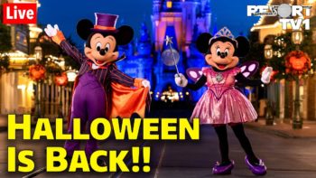 🔴It’s FINALLY BACK!! Mickey’s Not So Scary Halloween Party 2022 – Walt Disney World Live Stream