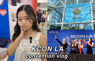 🇰🇷 KCON 2023 convention VLOG: meeting idols, k-beauty haul, k-collection review, etc. 🛒