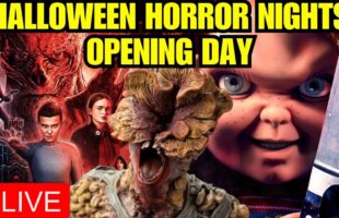 🔴 Live Opening Day Halloween Horror Nights Hollywood 2023