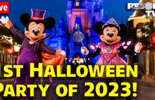 🔴Live: The FIRST Mickey’s Not So Scary Halloween Party of 2023 – Walt Disney World Live Stream