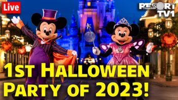🔴Live: The FIRST Mickey’s Not So Scary Halloween Party of 2023 – Walt Disney World Live Stream
