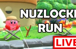 🔴MY FIRST KIRBY NUZLOCKE – LIVE 👑 | KIRBY AND THE FORGOTTEN LAND 😁