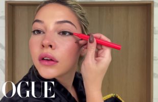 Outer Banks’s Madelyn Cline’s Guide to Siren Eyes & Lip Contouring | Beauty Secrets | Vogue
