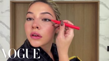 Outer Banks’s Madelyn Cline’s Guide to Siren Eyes & Lip Contouring | Beauty Secrets | Vogue