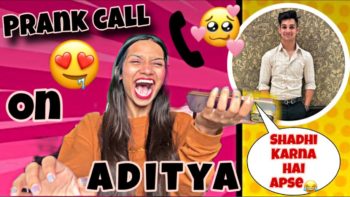 Prank call on my brother Aditya 🤣| Gone extreme funny🤣|Mai shadhi nhi kar sakta😭 | Aarti vlogs|