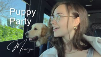 Puppy Birthday Party #Maarya #Vlog #Malibu