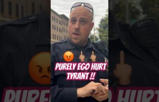 Pure tyrant with a hurt EGO #1stamendment #copwatch #viral #police
