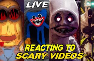 Reacting To Scary Videos Live | Cursed Animations You Shouldn’t Watch Alone!