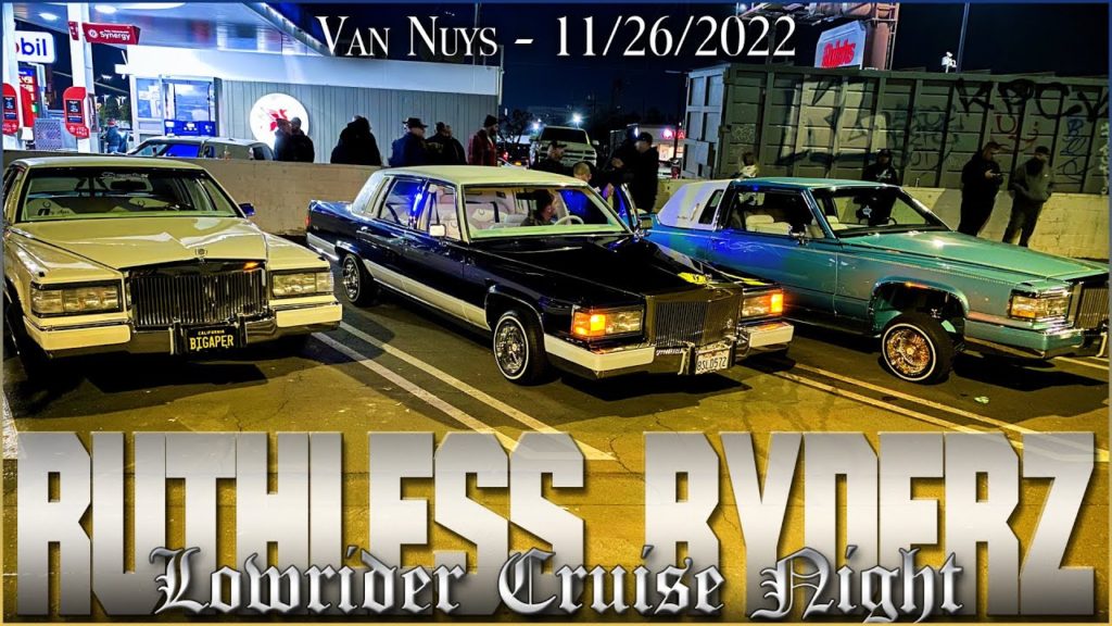 Ruthless Ryderz Car Club Lowrider Cruise Night 11/26/2022