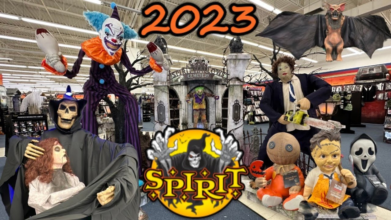 SPIRIT HALLOWEEN New 2023 Decor Full Store Walkthrough