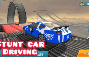 Stunt Car Driving | Driving on the ramp | Racing game 3D | God of the game | Android gameplay