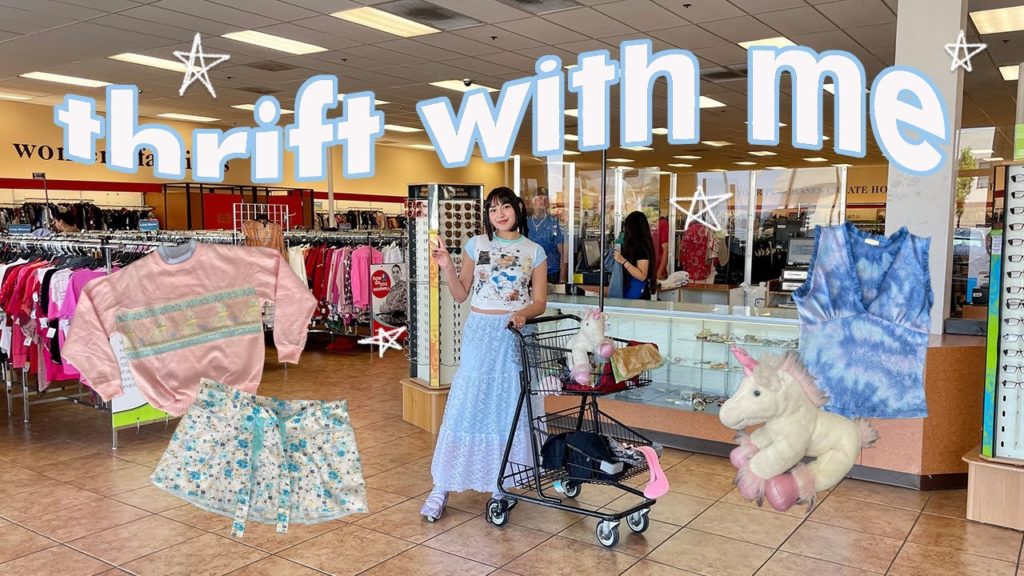 THRIFT WITH ME // shopping at a *VIRAL* thrift store for Spring essentials!!!