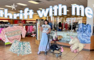THRIFT WITH ME // shopping at a *VIRAL* thrift store for Spring essentials!!!