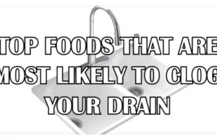 Top Foods that will Clog Your Drain