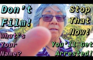 Unhinged Grandma Gets Owned & Dismissed After Assaulting My Camera For Refusing To Answer Questions