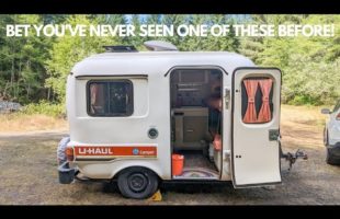 Walkthrough of a rare U-Haul CT-13 travel trailer