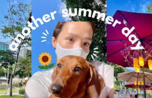 weekend vlog | dog park, bgc walks, painting sesh