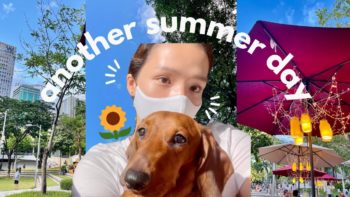 weekend vlog | dog park, bgc walks, painting sesh