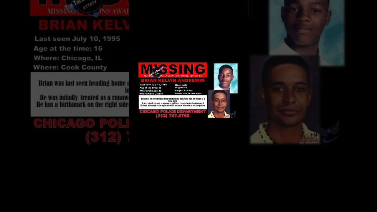 Chicago Missing Persons Mystery of Brian Kelvin Andrewin 😨💨 #ttrtv #kingvon #lildurk #chicago