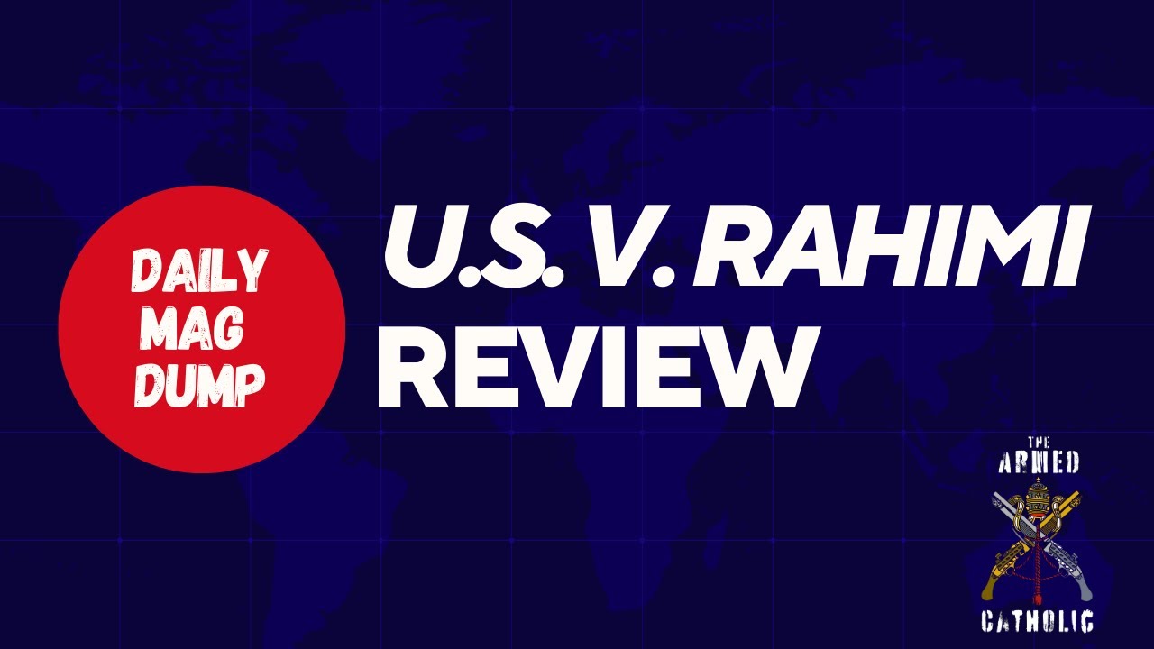Daily Mag Mag Special Livestream: U.S. v. Rahimi Review #scotus