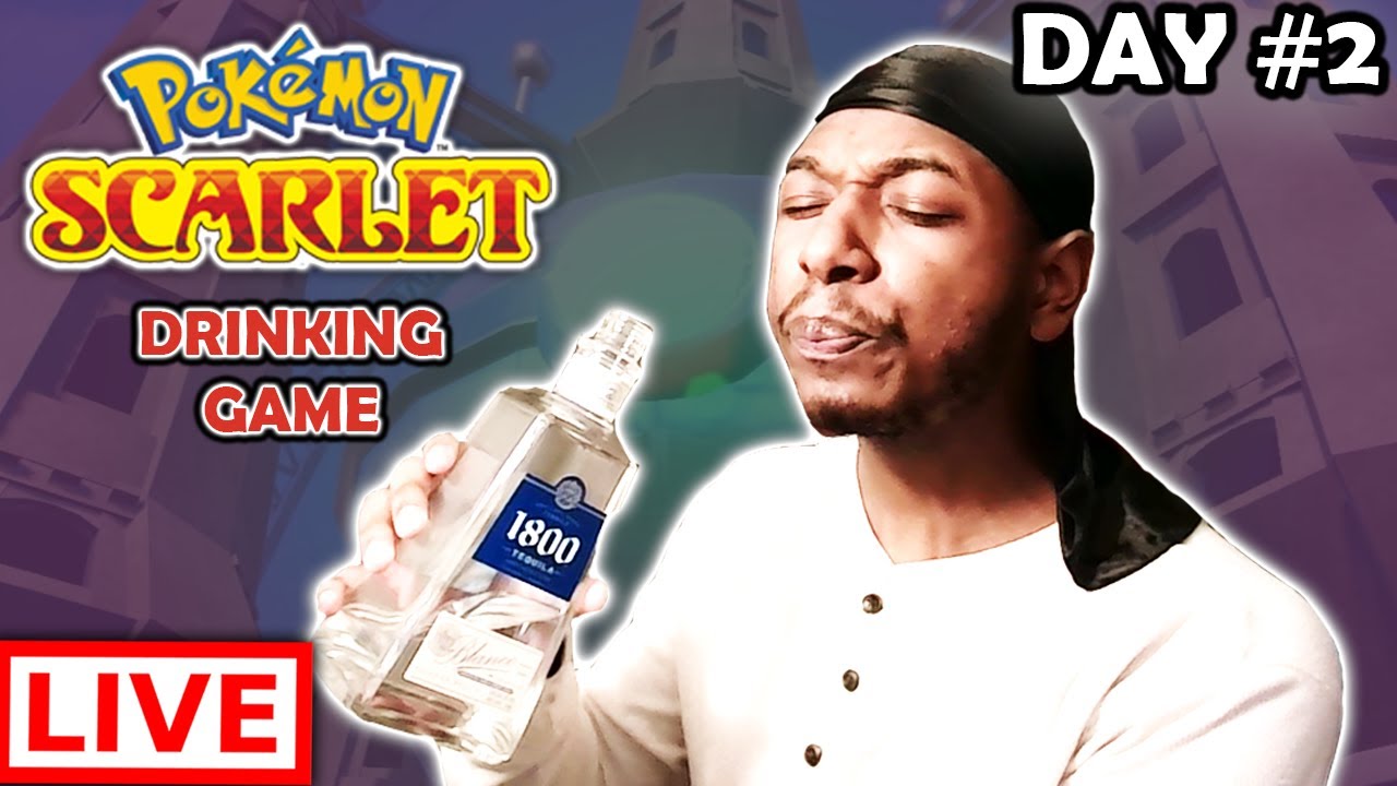 🔴DAY 2.5 – Pokémon Scarlet, but it’s a DRINKING GAME 😲😁👑