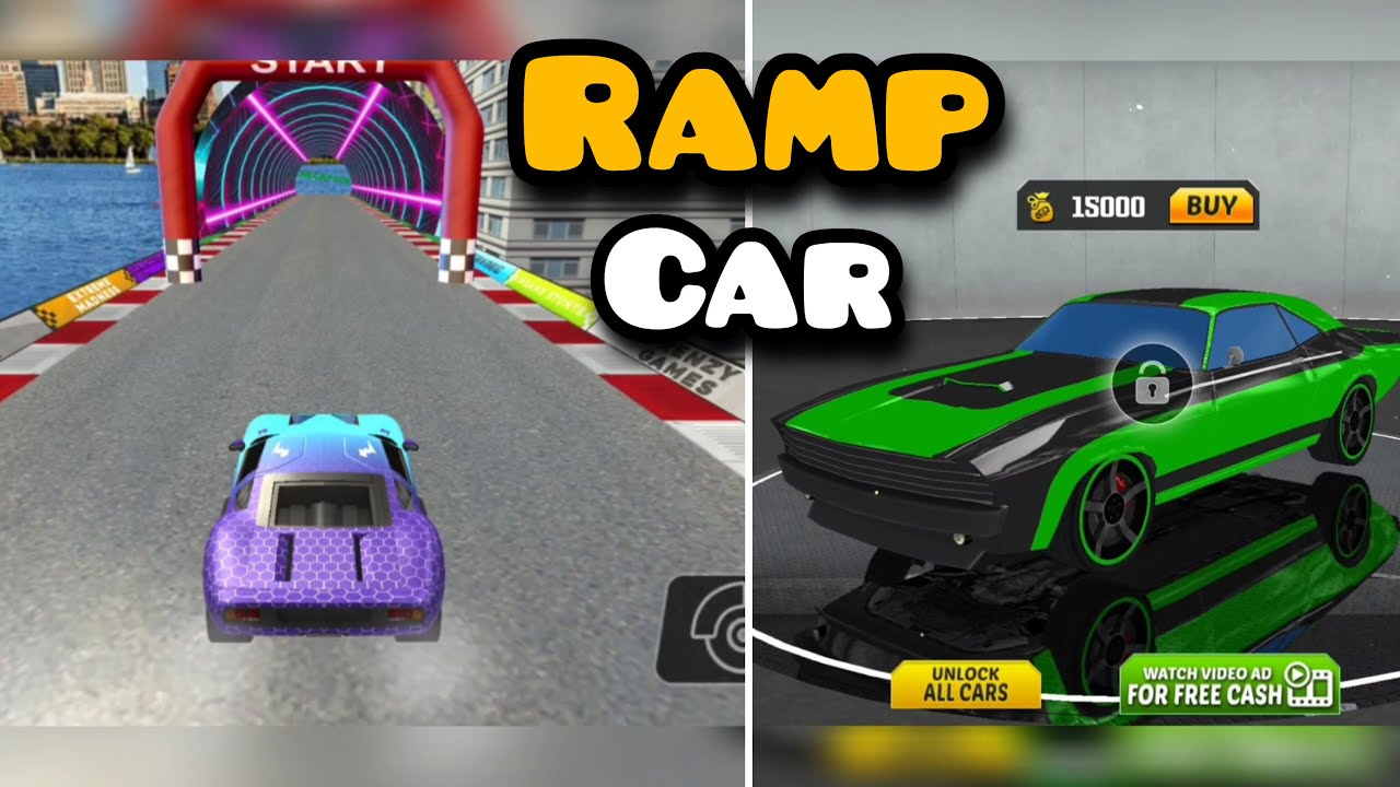 Gaming | Ramp Car Racing | gameplay