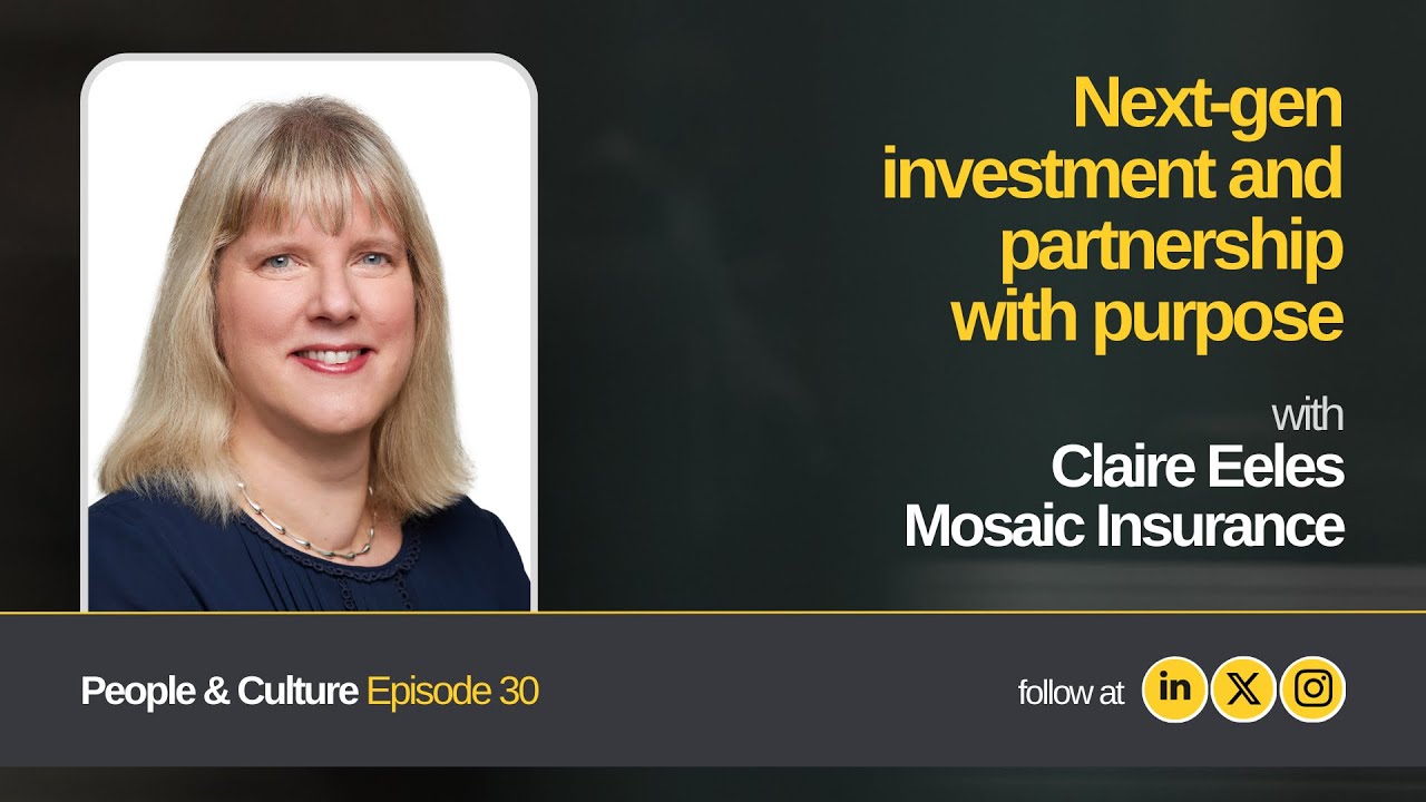 Insurance Coffee House Podcast with Claire Eeles, Mosaic Insurance